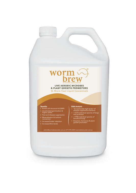 Worm Brew - Worm Cast Extract (aka 'Worm Juice')